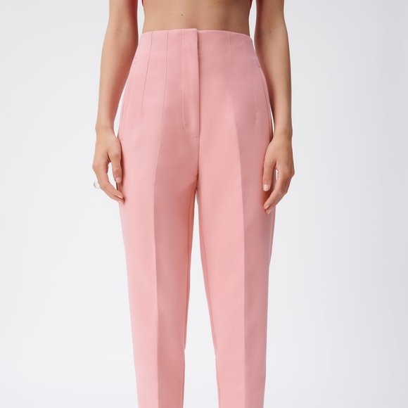 ZARA HIGH-WAISTED PANTS - Picture 2 of 9